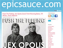 Tablet Screenshot of epicsauce.com